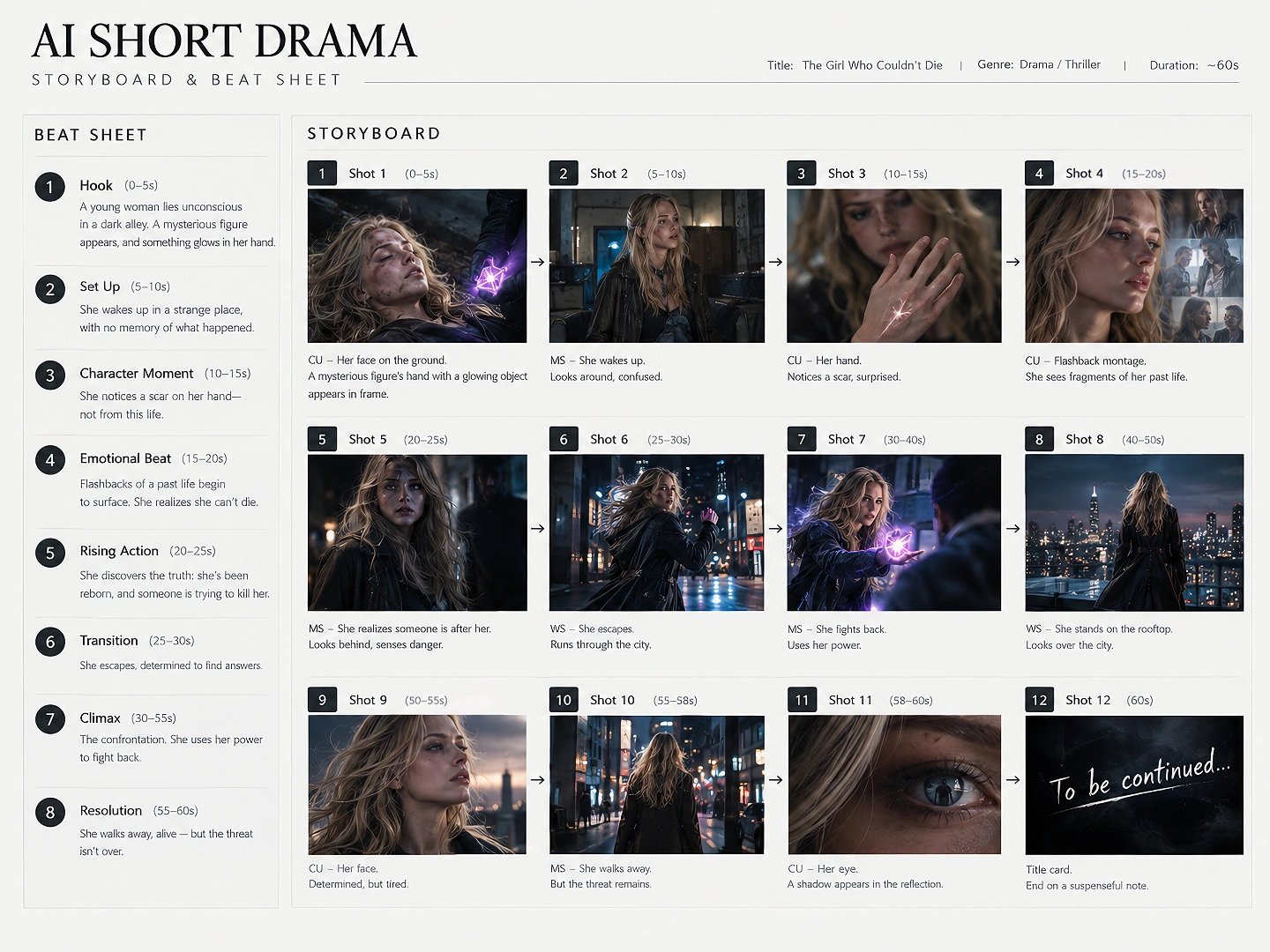 Story and shot-list workflow