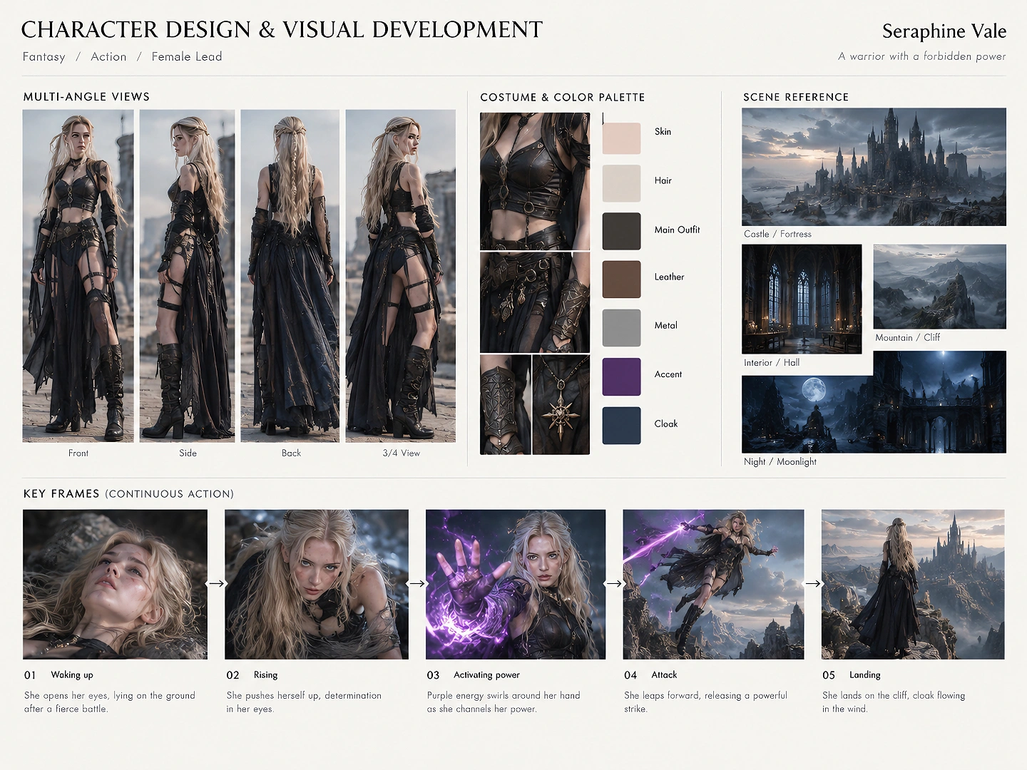 Character and scene continuity workflow
